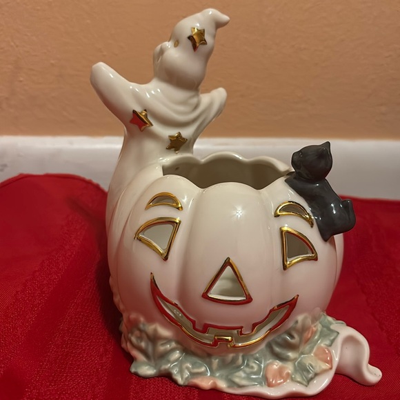 Lenox Other - Lenox Occasions Ghost with Pumpkin Voltive